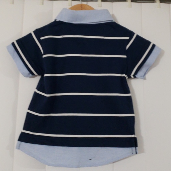 Button Up Polo Dress Shirt 6-12 months - Picture 2 of 6
